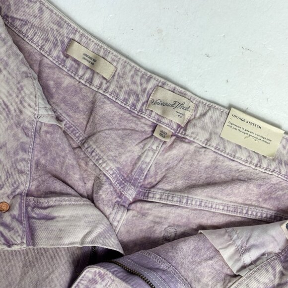 Universal Threads Vintage Midi Shorts Light lavender Wash NWT   Universal threa - Picture 6 of 10